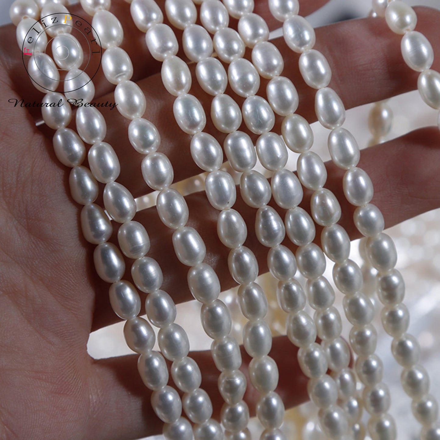 freshwater pearl strands