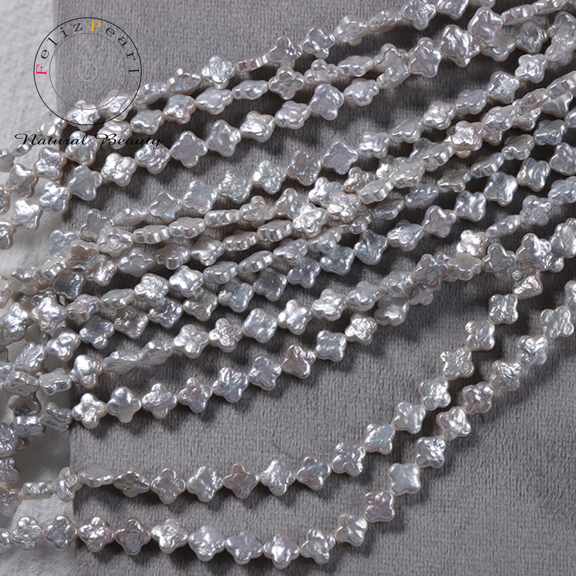 baroque pearl chain necklace