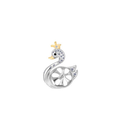 S925 Sterling Silver Baby Swan Pearl Pendant Setting - Feliz Pearl 