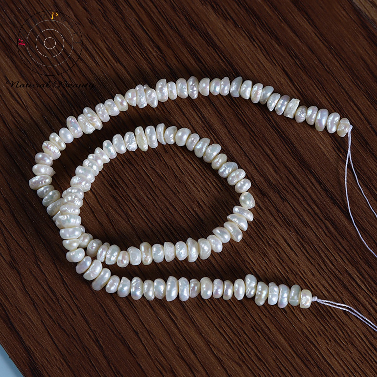 cultured baroque pearl strands