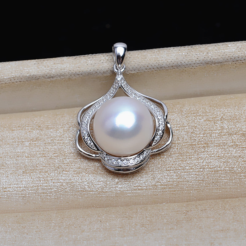 Blemish Cover Pearl Pendant Setting-S925 Sterling Silver - Feliz Pearl 