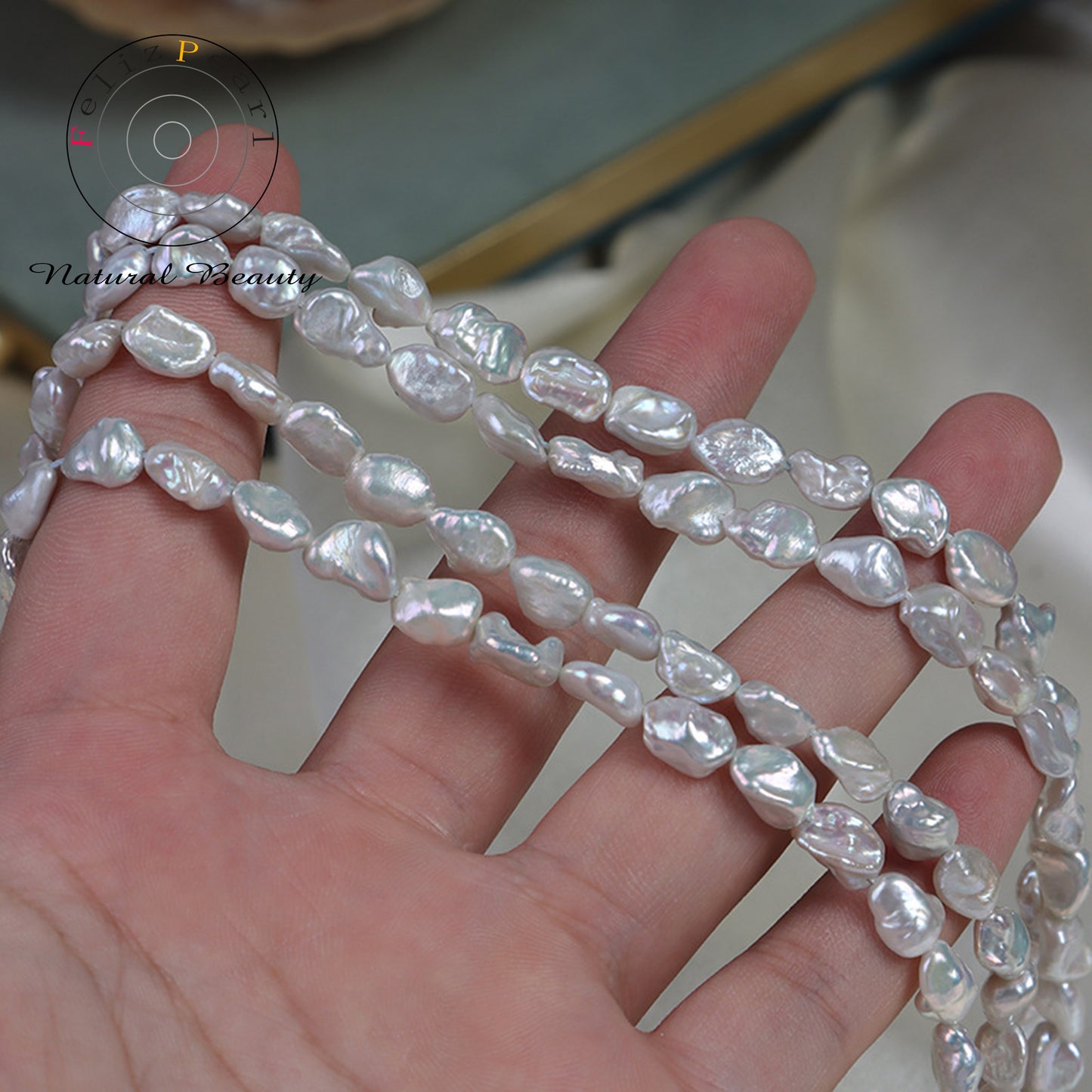 freshwater pearl strands