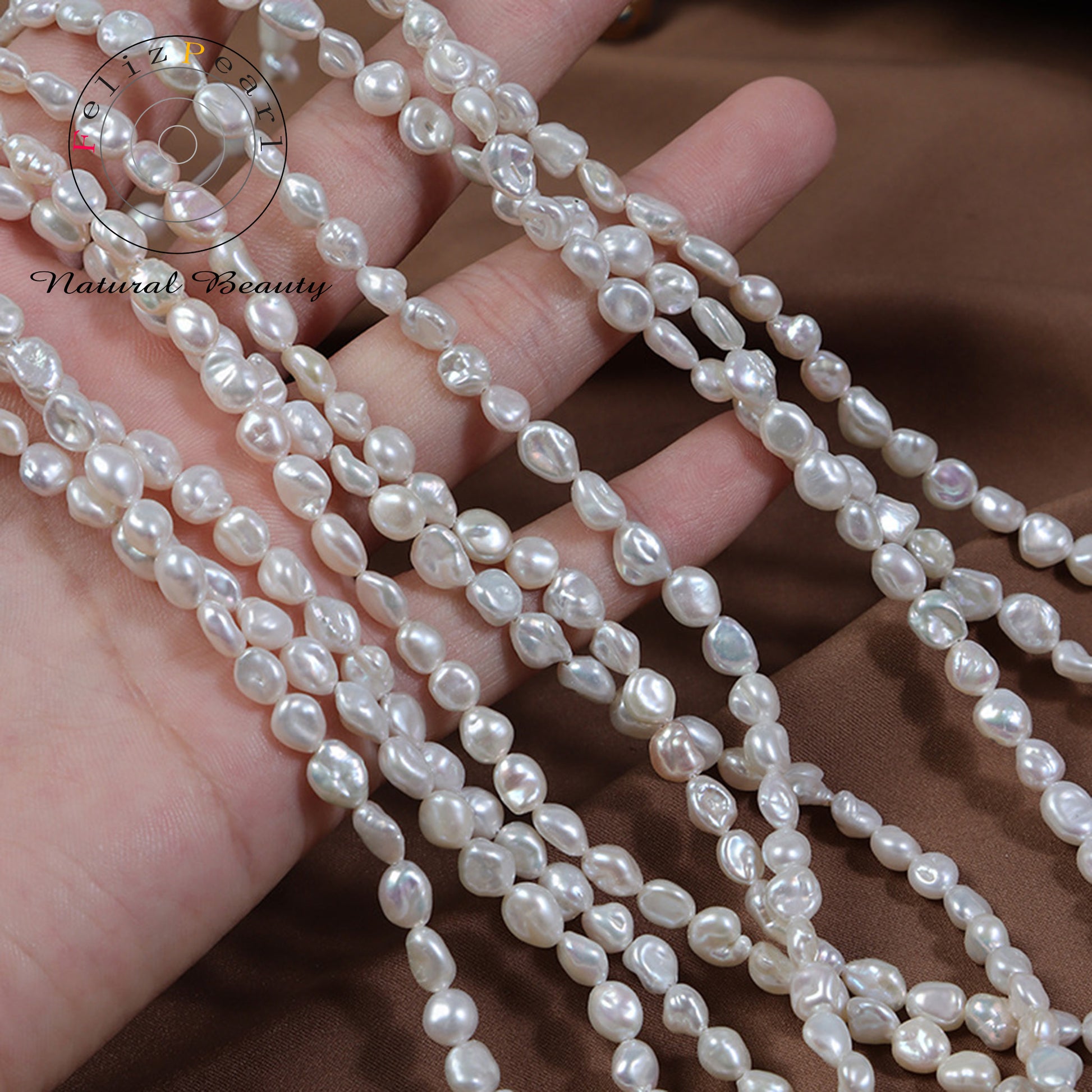 baroque pearl strand for necklace