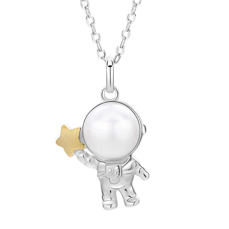 Wholesale Astronaut Pearl Pendant Setting-S925 Sterling Silver - Feliz Pearl 