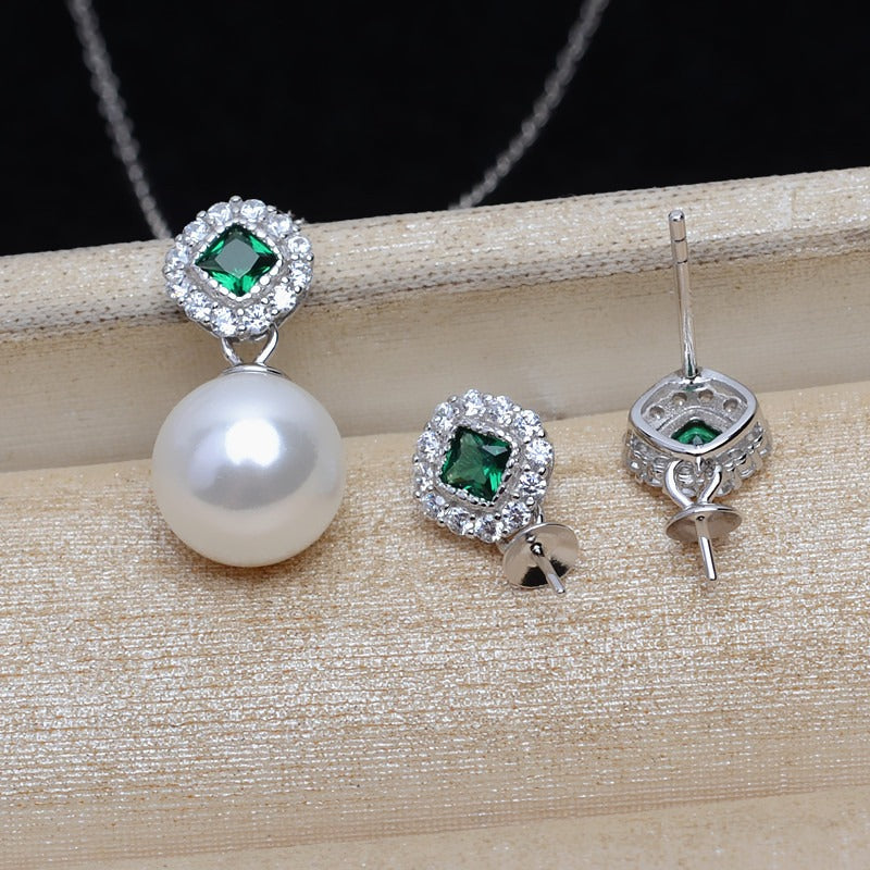 Silver Pearl Pendant Mounting&Earring Mounting