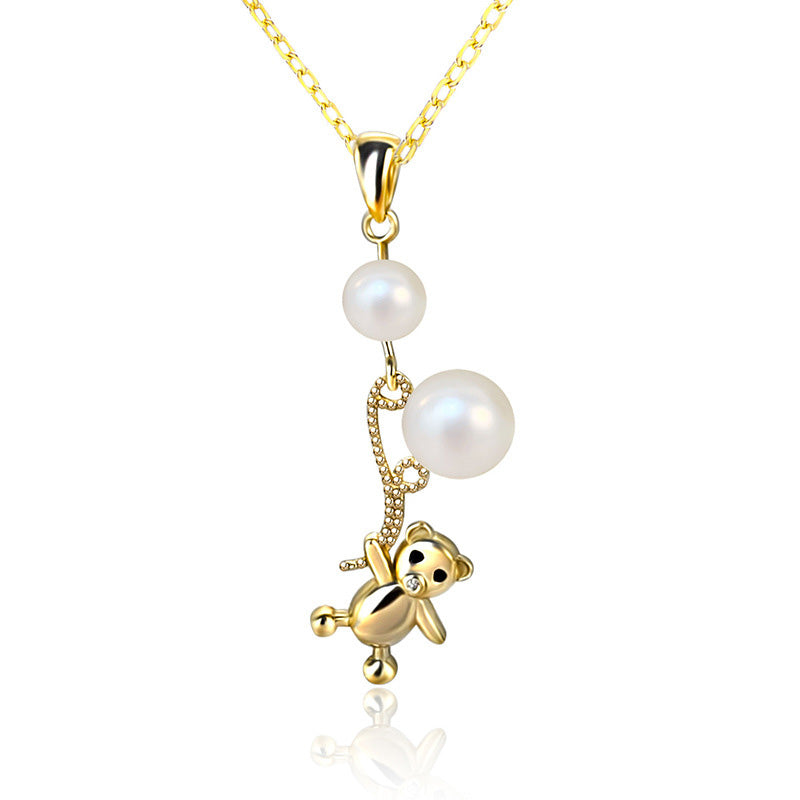 Balloon Bear Pearl Pendant Setting-Feliz Pearl - Feliz Pearl 