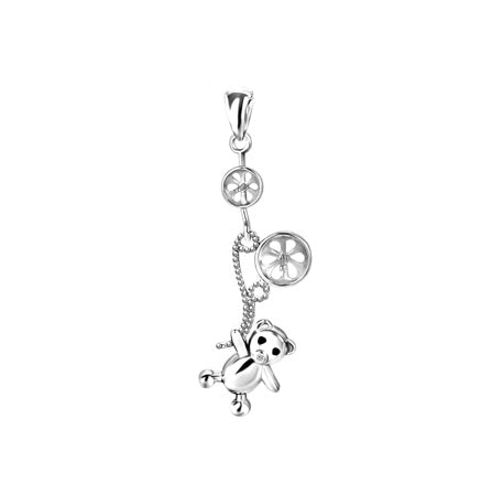 Balloon Bear Pearl Pendant Setting-Feliz Pearl - Feliz Pearl 