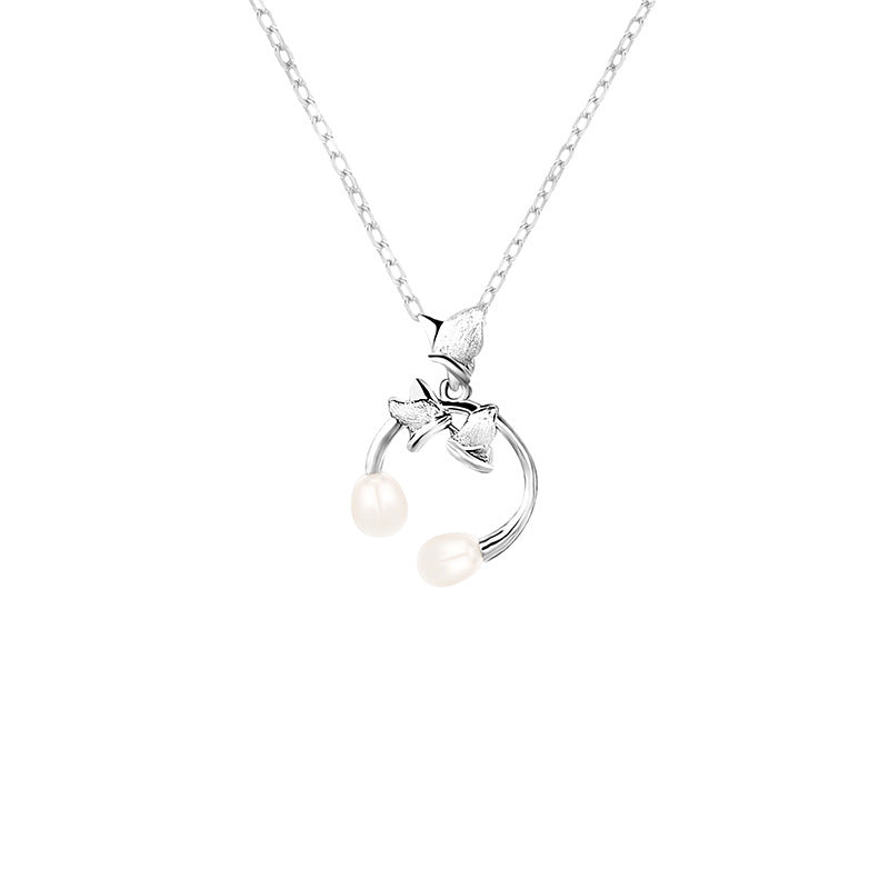 Lovely Silver Bell Pearl Pendant Setting-Feliz Pearl - Feliz Pearl 