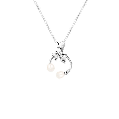 Lovely Silver Bell Pearl Pendant Setting-Feliz Pearl - Feliz Pearl 