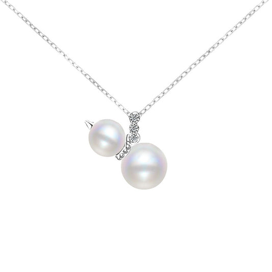 Lovely Gourd Pearl Pendant Setting-S925 Sterling Silver - Feliz Pearl 