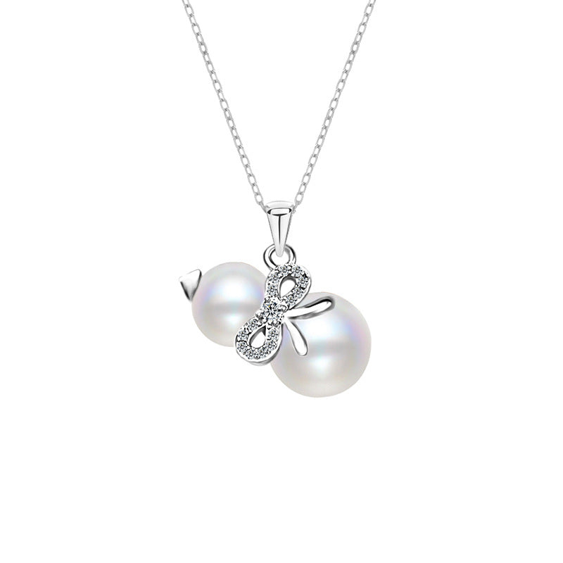 DIY Gourd Pearl Pendant Setting- S925 Sterling Silver - Feliz Pearl 