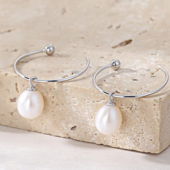 Classic Hook Pearl Earring Setting-Removable Pendant Settings - Feliz Pearl 